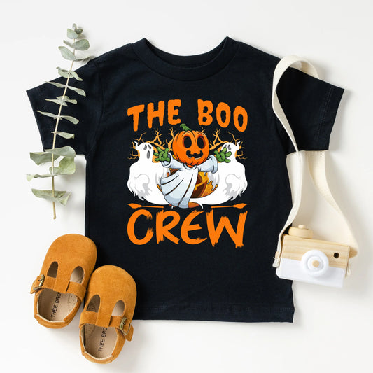 Discover the Spirit of the Season with The Boo Crew Shirt: Halloween Ghost T-Shirt