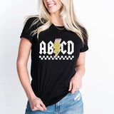 ABCD Teacher T-Shirt, Back To School Shirt, Teacher Appreciation Tee, Music Teacher Shirt