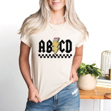 ABCD Teacher T-Shirt, Back To School Shirt, Teacher Appreciation Tee, Music Teacher Shirt