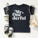 1st Birthday Boy Onesie, Mr. One-derful Shirt, One Year Old Shirt, First Birthday T-Shirt - Nesta Tees