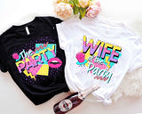 90's Bachelorette Party T-Shirt, Wife Of The Party Shirt, Wedding Party Shirt