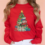 All Booked For Christmas T-Shirt, Book Lovers Christmas Tee