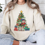 All Booked For Christmas T-Shirt, Book Lovers Christmas Tee