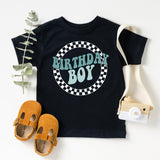 Checkerboard Birthday Boy Shirt, Race Birthday Boy Shirt, Toddler Birthday Tee - Nesta Tees