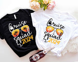 Cruise Squad 2024 Shirt, Family Vacation Shirts, Custom Family Cruise Shirt, Girls Trip Tees