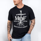 Man Of Faith Rooted In Christ T-Shirt, Jesus Shirt, Christian T-Shirt