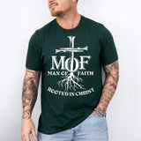 Man Of Faith Rooted In Christ T-Shirt, Jesus Shirt, Christian T-Shirt