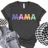 Custom Mama Shirt, Mom Shirt With Names, Personalized Mama T-shirt