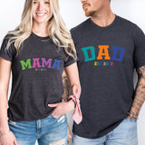 Dad and Mama T-Shirts, Mother and Father Shirts, Daddy Mommy Tees, Matching Family Shirt