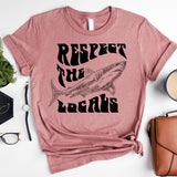 Respect The Locals Shirt, Ocean Beach Surf Shirt