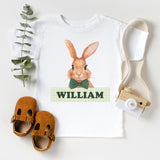 Personalized Easter Shirt, Custom Kids Bunny Tee