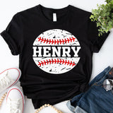 Custom Baseball T-Shirt, Game Day Shirt, Baseball Mom Tee, Baseball Dad Shirt