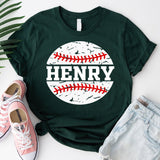 Custom Baseball T-Shirt, Game Day Shirt, Baseball Mom Tee, Baseball Dad Shirt