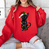 Christmas Cats Shirt, Merry Christmas Shirt, Meowy Christmas Shirt