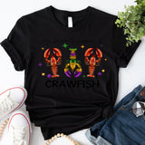 Mardi Gras Crawfish Shirt, Crawfish Party Tee, Crawfish Beads, Crawfish Season Tee