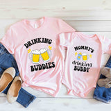 Drinking Buddies Shirt, Daddy's Drinking Buddy Shirt, Dad and Baby Oktoberfest Shirt