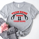 Football T-Shirt, Team Name Shirt, Game Day Shirt, Football Player Tee