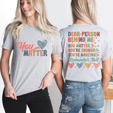 You Matter Shirt, Mental Health Awareness Shirt