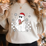 Christmas Ghost Bougie Shirt, Xmas Ghost Shirt, Ghost Holiday Shirt