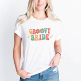 Groovy Bride T-Shirt, Bachelorette Party Shirt, Wedding Shirt, Bride To Be Shirt, Bridal Shirt