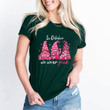 Breast Cancer Awareness T-Shirt, In October We Wear Pink Shirt, Cancer Awareness Month Tee