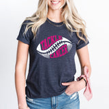 October Tackle Football Breast Cancer Awareness Shirt, In October We Wear Pink Football Shirt