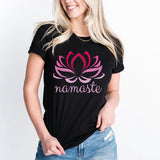 Namaste Lotus Shirt, Meditation Shirt, Yoga Poses Shirt, Asana Shirt, Pilates Shirt