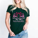 Namaste Lotus Shirt, Meditation Shirt, Yoga Poses Shirt, Asana Shirt, Pilates Shirt