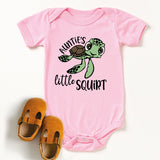 Matching Auntie And Baby Niece Shirts, Squirt Baby Bodysuit, Tia And Nephew Shirt