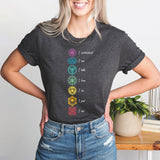 Seven Chakras T-Shirt, 7 Chakras Shirt, Meditation Tee, Spiritual Shirt, Yoga Class Shirt