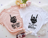 Rock Bridal Party Shirt, Bachelorette Concert Bride Team Shirt