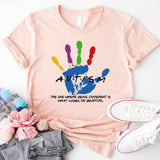 Autism Awareness T-Shirt, Autism Shirt,We Wear Blue Shirt, Inclusion Shirt