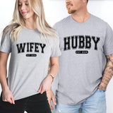 Wifey and Hubby Shirts,Wedding Shirts, Mr and Mrs Shirt