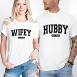 Wifey and Hubby Shirts,Wedding Shirts, Mr and Mrs Shirt