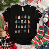 Christmas Trees Shirt, Merry Christmas Shirt, Pine Trees Shirt