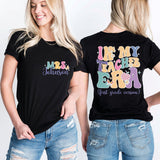 In My Teacher Era Sweatshirt, Teacher Name T-Shirt, Teacher Era Shirt, Back To School Tee