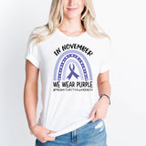 Prematurity Awareness Shirt, Purple Ribbon Tee, Prematurity Warrior Shirt, Prematurity Tee