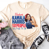 Madam Kamala Harris Shirt, Kamala Harris Let's Finish The Job Shirt