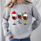 Christmas Wine Lovers Shirt, Christmas Spirits Shirt, Christmas Wine Party Shirt