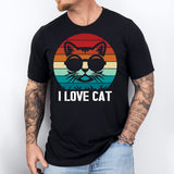 I Love Cat Shirt, Cat Dad Shirt, Cat Mom Life Shirt