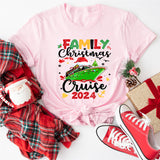 Custom Family Christmas Cruise 2024 Shirt, Merry Cruisemas Shirt