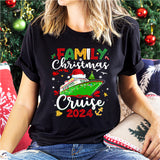 Custom Family Christmas Cruise 2024 Shirt, Merry Cruisemas Shirt