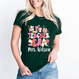 In My Teacher T-Shirt, Teacher Name Shirt, Custom Teacher Tee, Kindergarten Teacher Shirt