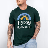 Happy Hanukkah Shirt, Love and Light Hanukkah Shirt, Menorah Shirt, Holiday Shirt