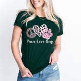 Peace Love Dogs Shirt, Dog Mama Shirt, Dog Lover Shirt