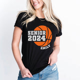 Custom Basketball Senior 2024 Shirt, School Team Basketball Shirt, Basketball 2024 Shirt