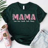 Personalized Mama Shirt, Custom Mom Shirt, Kids Names Mom Shirt, Shirt For Mom