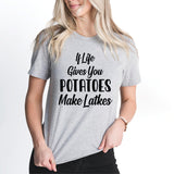 If Life Gives You Potatoes Make Latkes Shirt, Happy Hanukkah Shirt