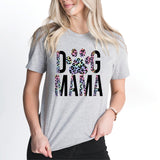 Leopard Dog Mama Shirt, Dog Mom Tee, Dog Lover Shirts