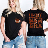 In My Football Mom Era Shirt, Football Mom Shirt, Mom Era Shirt, Game Day Shirt, Retro Football Mom, Football Mom Gift